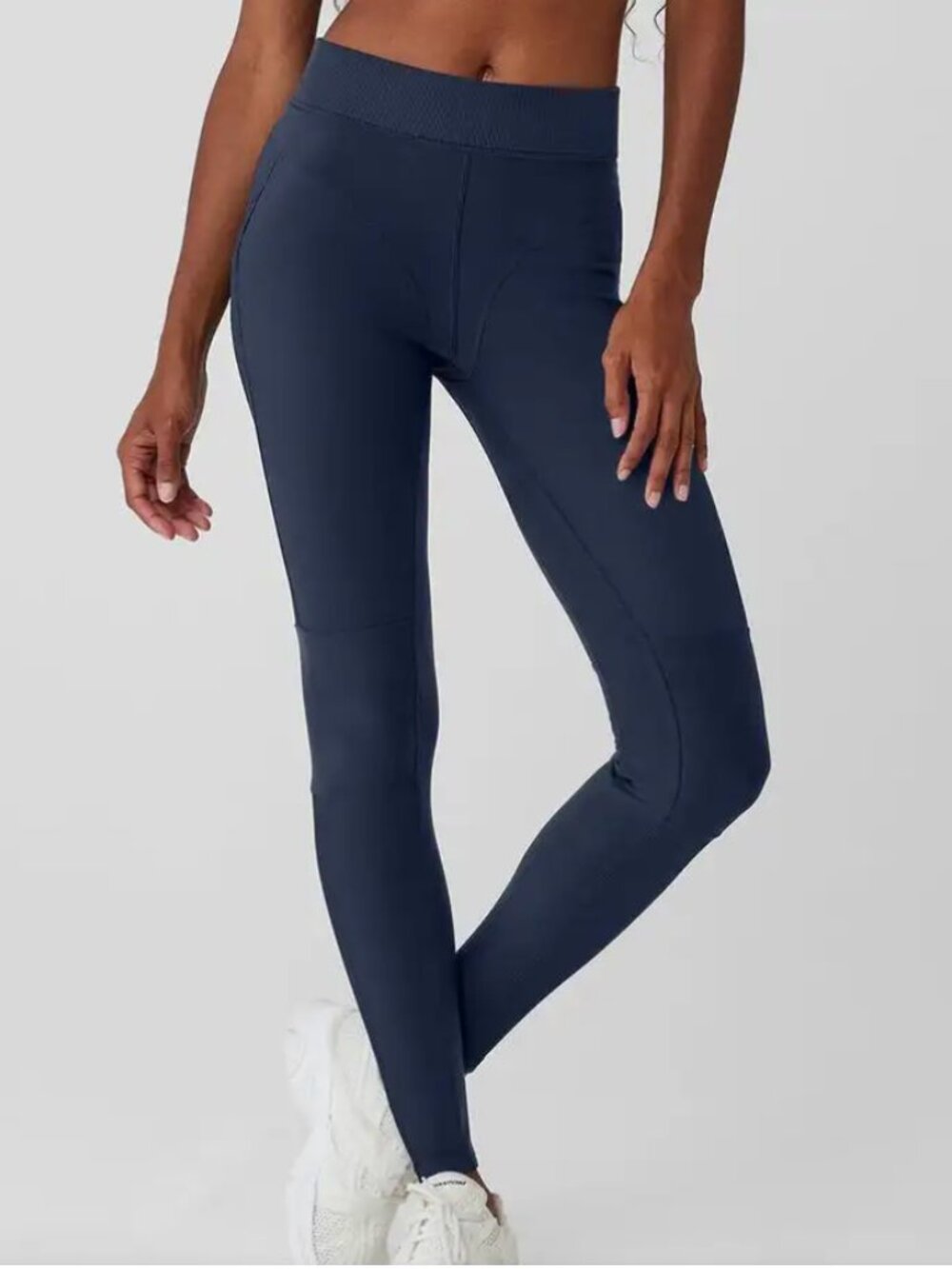 Alo Yoga Alosoft High Waist Head Start Leggings Navy Blue